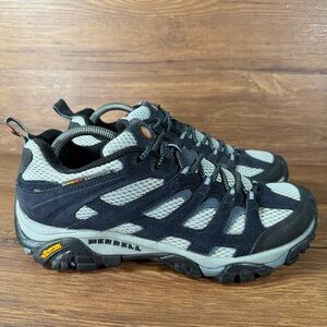 Merrell Men's Black and Gray Hiking Shoes